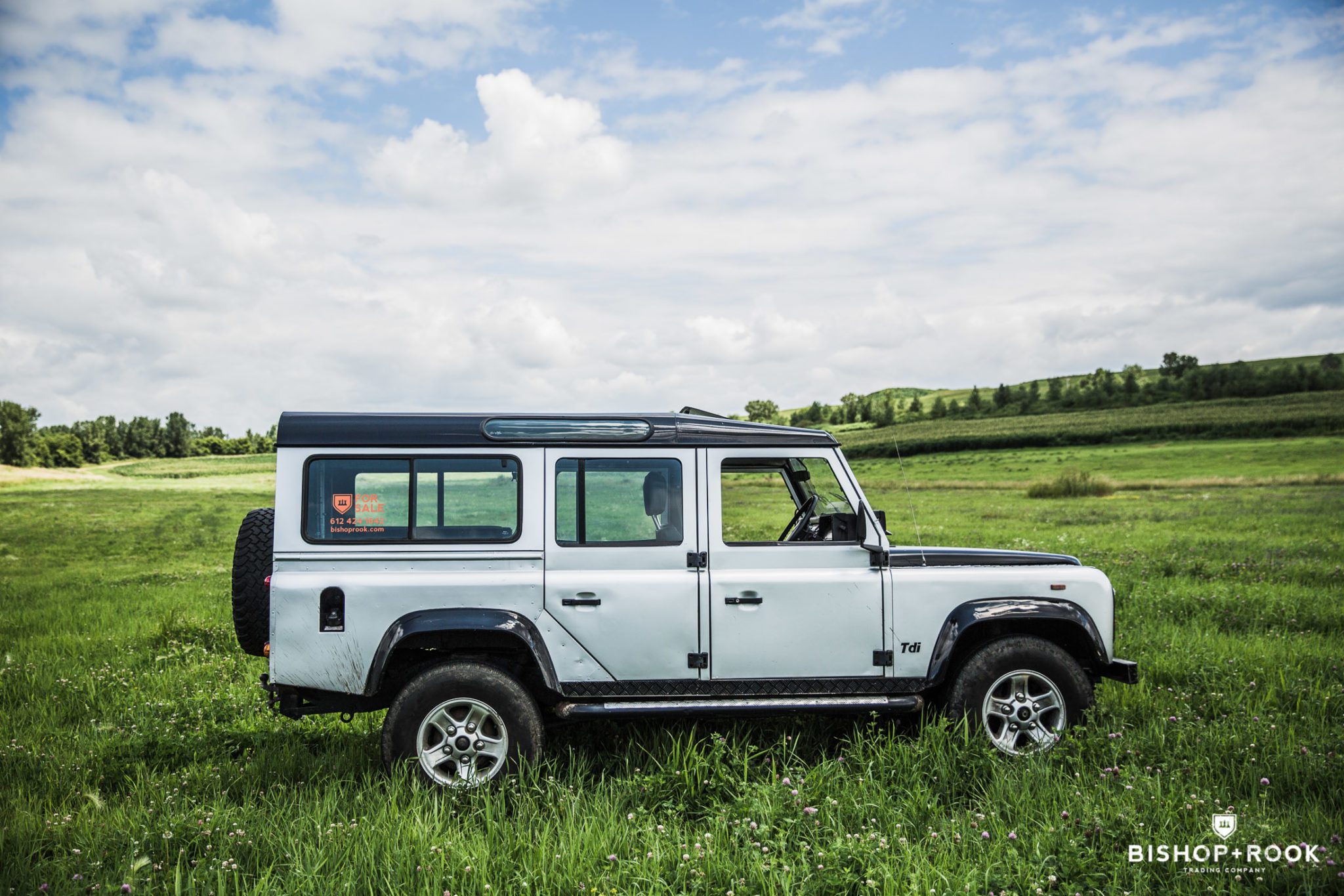 1989 Land Rover Defender 110 Silver For Sale / BR003