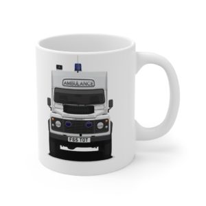 Land Rover Defender 110 - "Ambulance" - Mug 11oz