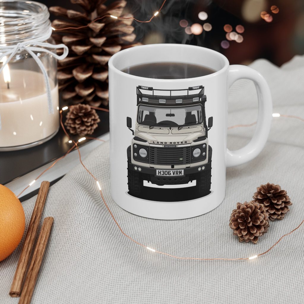 Land Rover Defender 110 - "The Beast" - Mug 11oz - Image 4