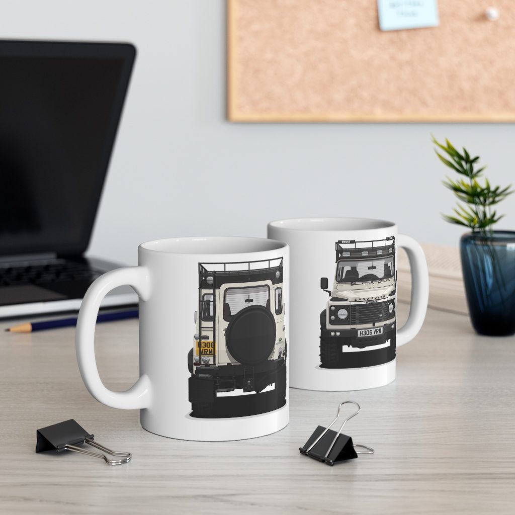 Land Rover Defender 110 - "The Beast" - Mug 11oz - Image 5