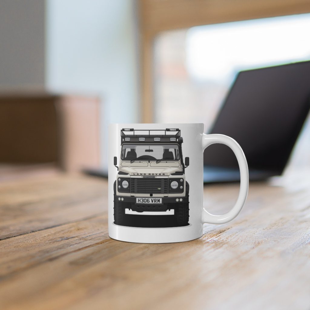 Land Rover Defender 110 - "The Beast" - Mug 11oz - Image 6