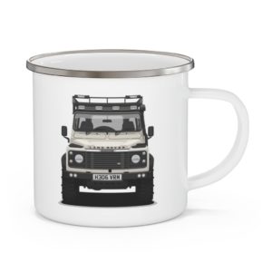 Land Rover Defender 110 - "The Beast" - Enamel Camping Mug