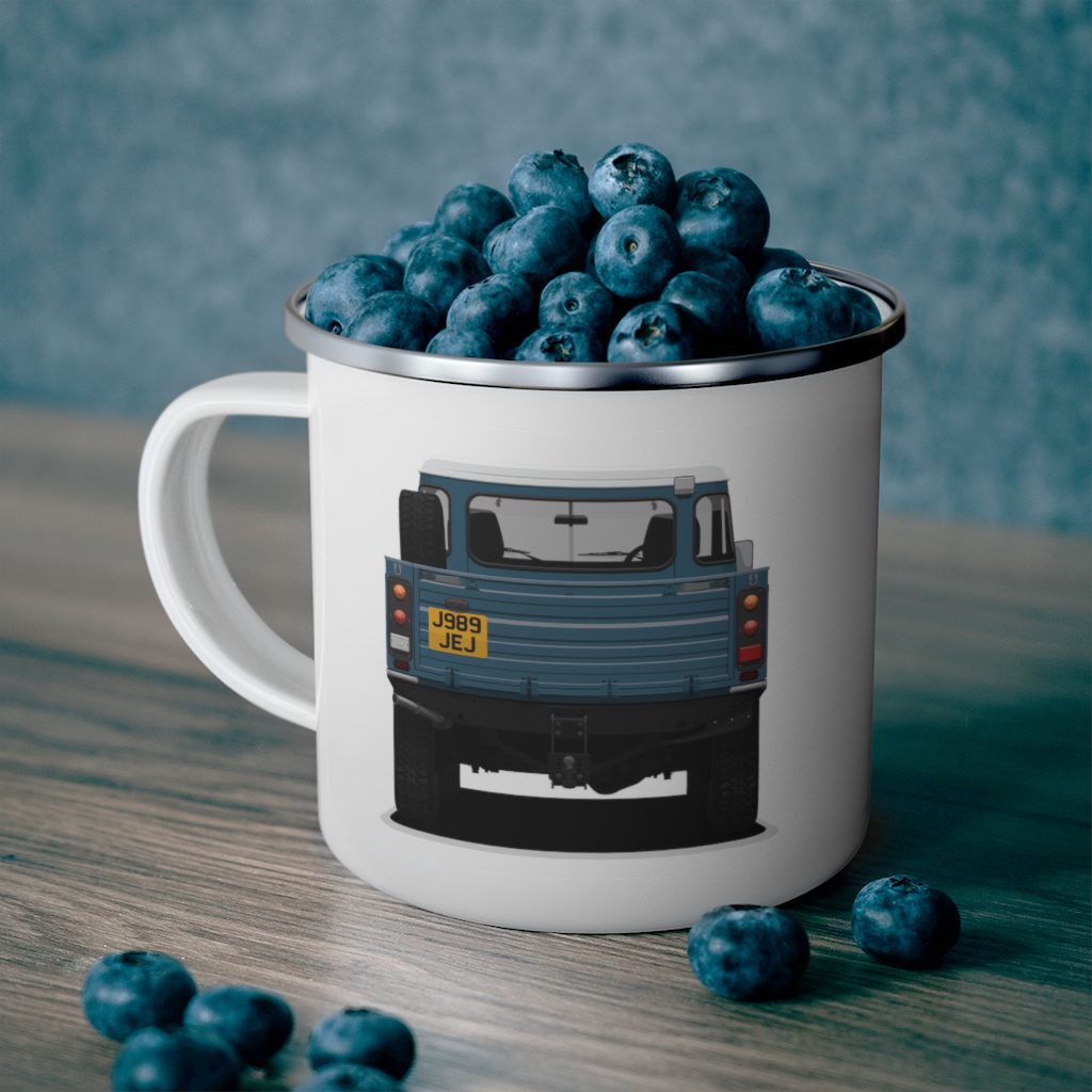 Land Rover Defender 110 HiCap - "Farm Truck" - Enamel Camping Mug - Image 5