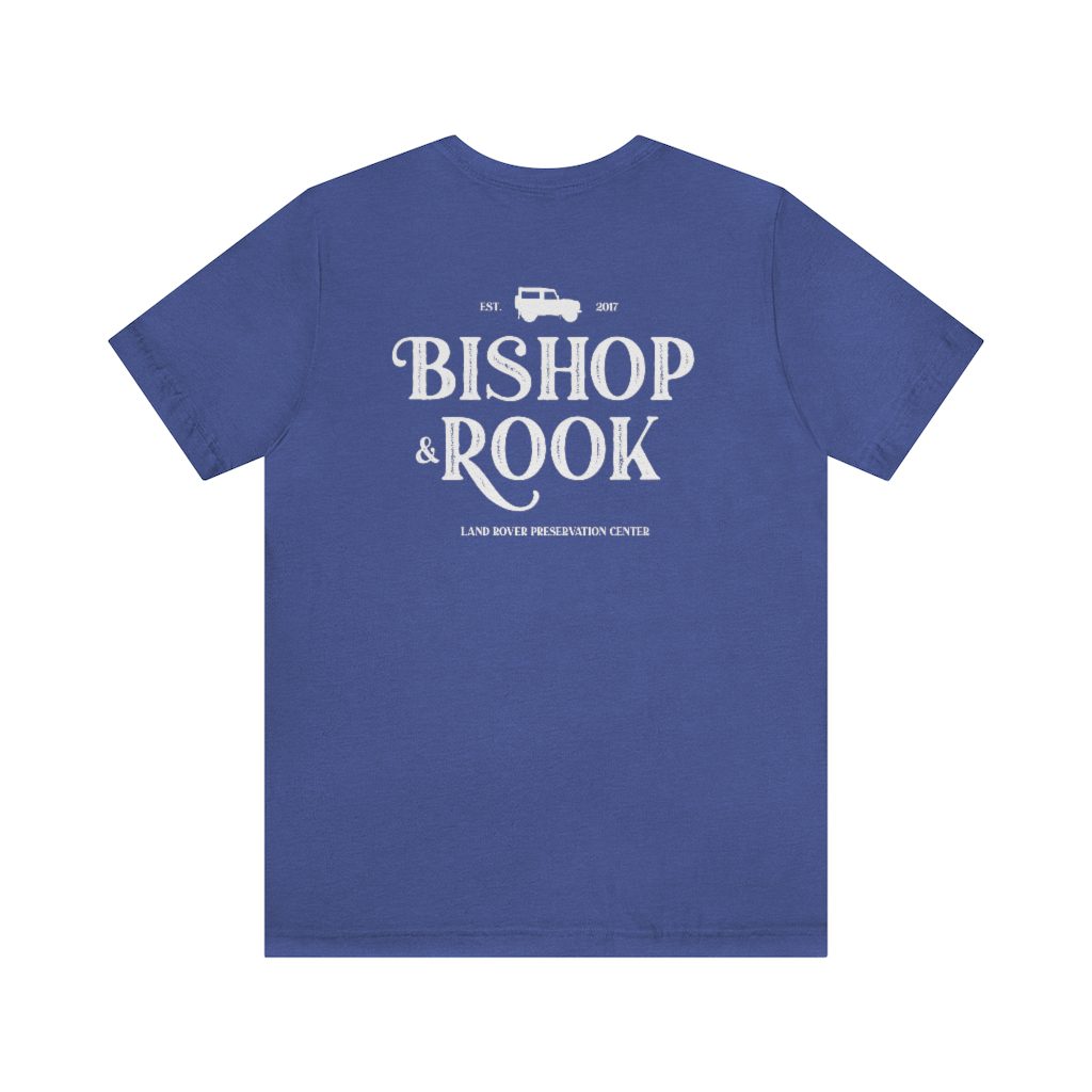 Land Rover Defender 90 Icon T-Shirt - Bishop+Rook Preservation Center - Image 34