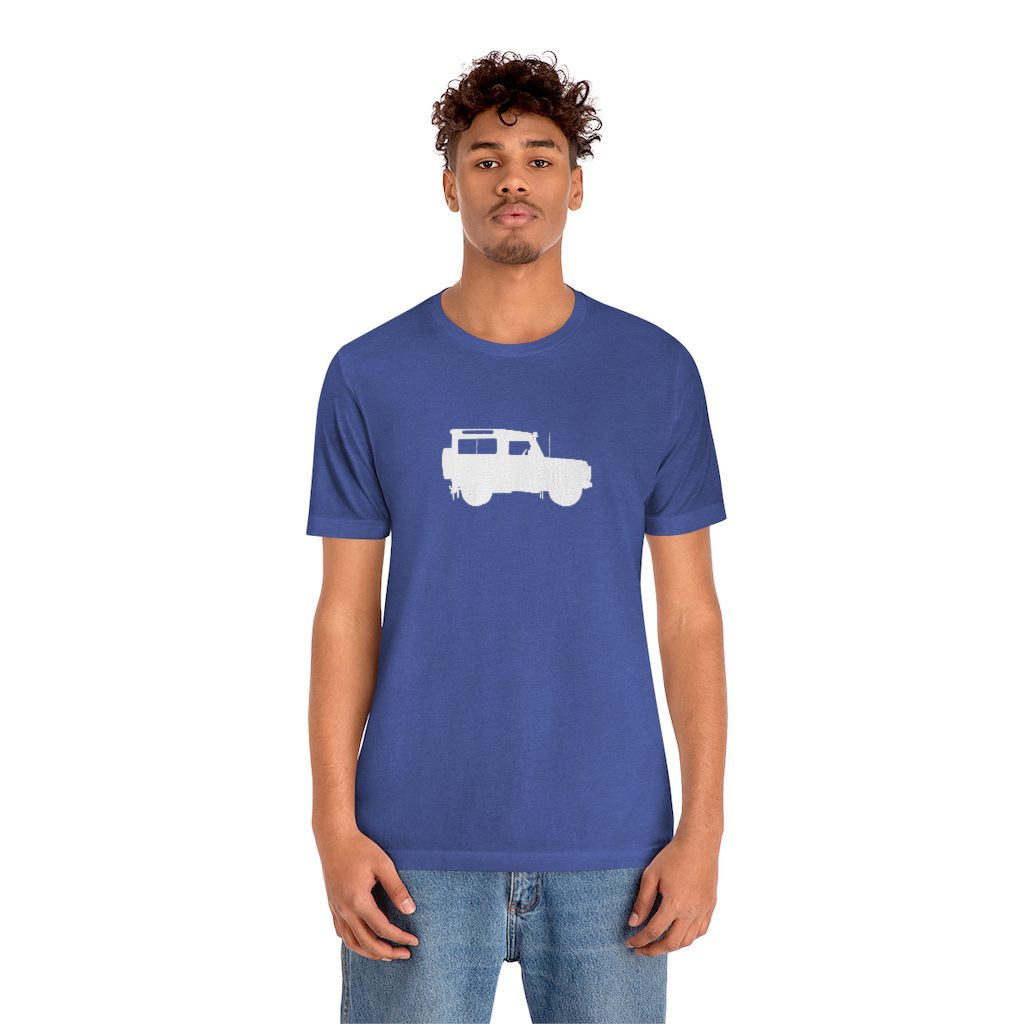 Land Rover Defender 90 Icon T-Shirt - Bishop+Rook Preservation Center - Image 36