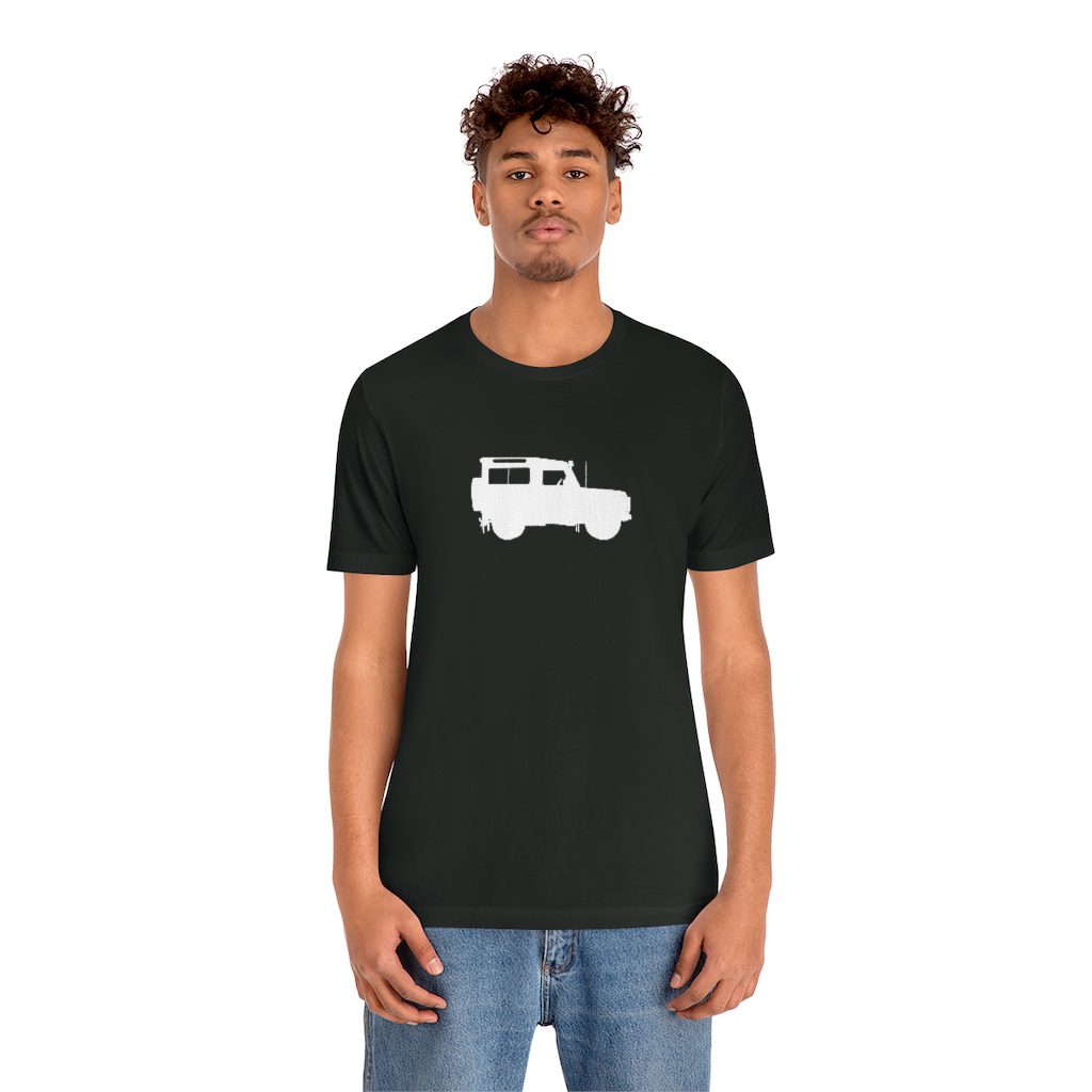 Land Rover Defender 90 Icon T-Shirt - Bishop+Rook Preservation Center - Image 32