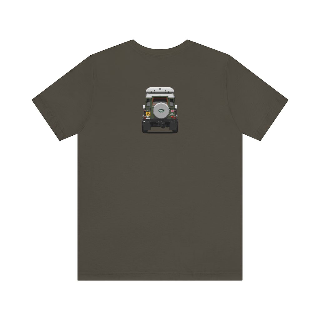 "Sarge" - Land Rover Defender 110 - Unisex T-Shirt - Bishop+Rook - Image 10