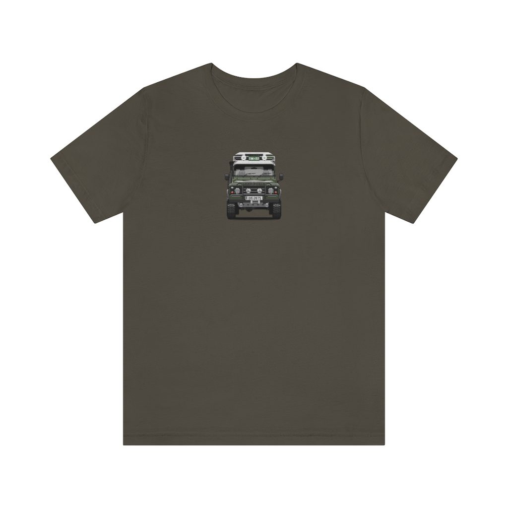 "Sarge" - Land Rover Defender 110 - Unisex T-Shirt - Bishop+Rook - Image 9