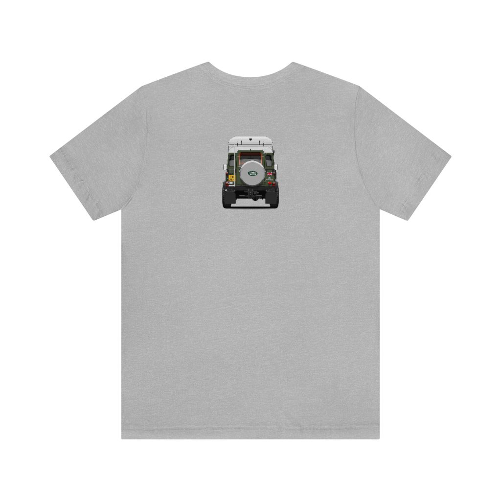 "Sarge" - Land Rover Defender 110 - Unisex T-Shirt - Bishop+Rook - Image 2