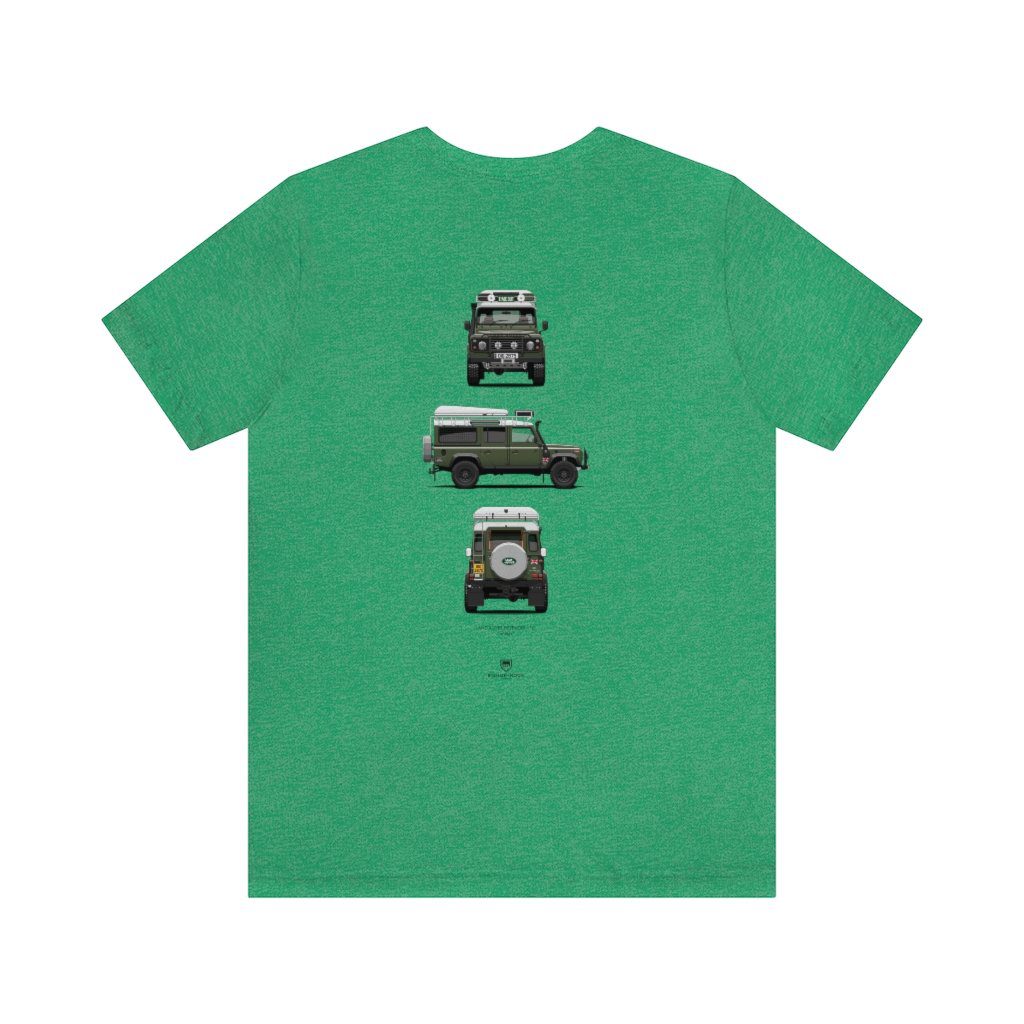 “Sarge” – Land Rover Defender 110 - Unisex Jersey Short Sleeve Tee - Image 2