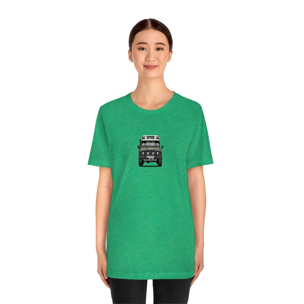 “Sarge” – Land Rover Defender 110 - Unisex Jersey Short Sleeve Tee - Image 3