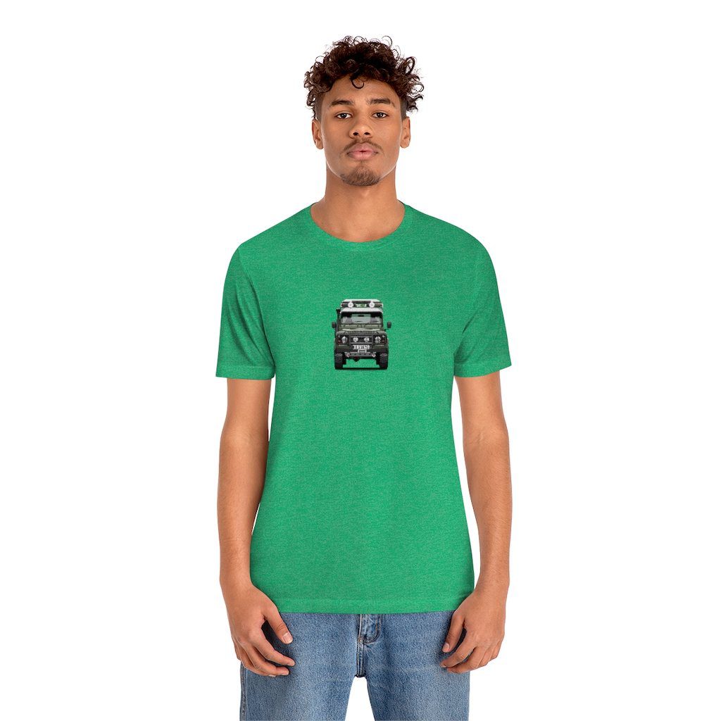 “Sarge” – Land Rover Defender 110 - Unisex Jersey Short Sleeve Tee - Image 4