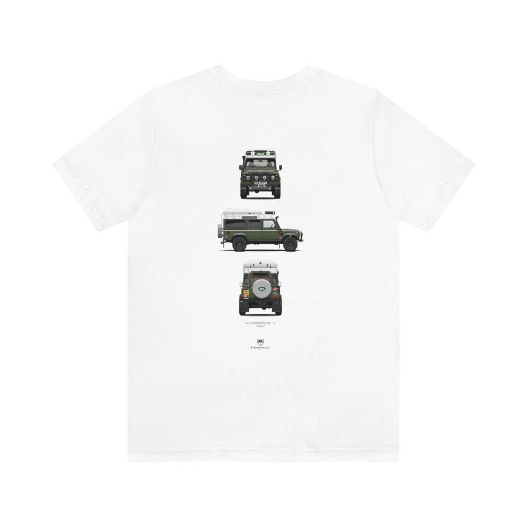 “Sarge” – Land Rover Defender 110 - Unisex Jersey Short Sleeve Tee - Image 6