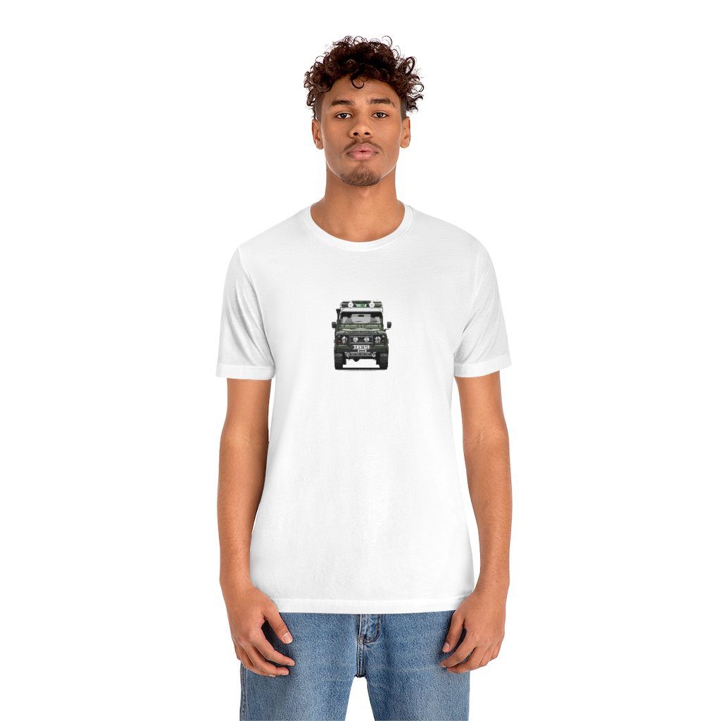 “Sarge” – Land Rover Defender 110 - Unisex Jersey Short Sleeve Tee - Image 8