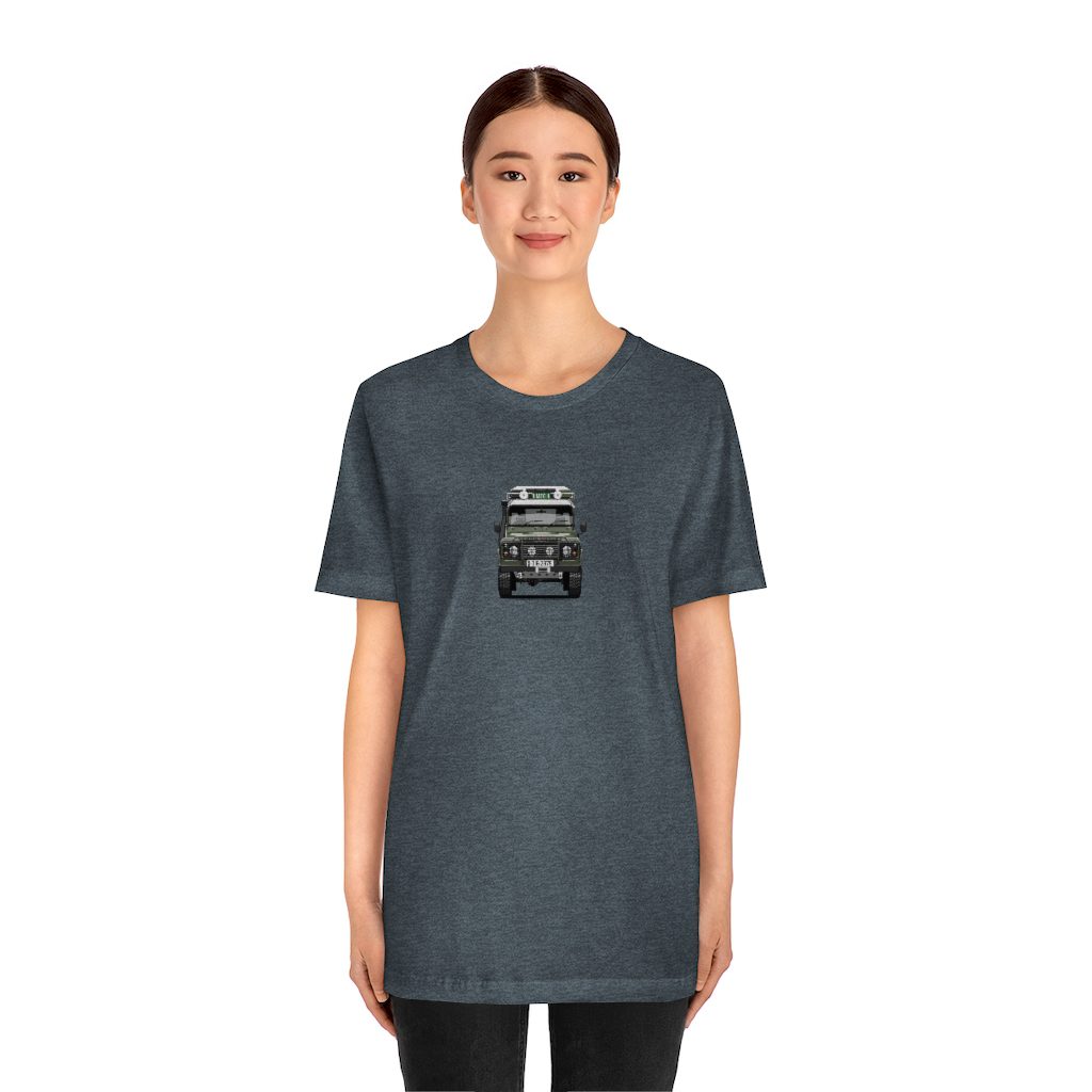 “Sarge” – Land Rover Defender 110 - Unisex Jersey Short Sleeve Tee - Image 39