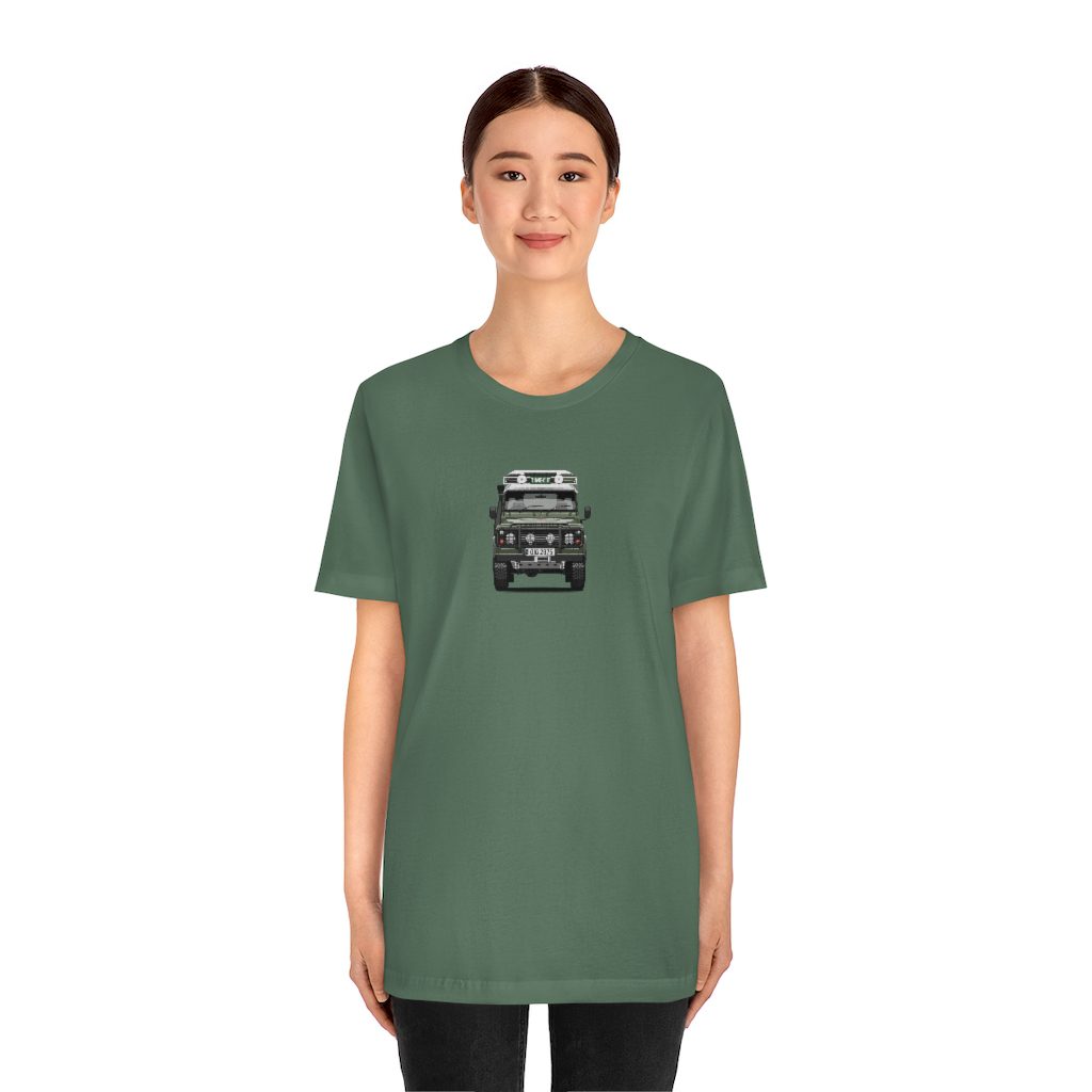 "Sarge" - Land Rover Defender 110 - Unisex T-Shirt - Bishop+Rook - Image 15