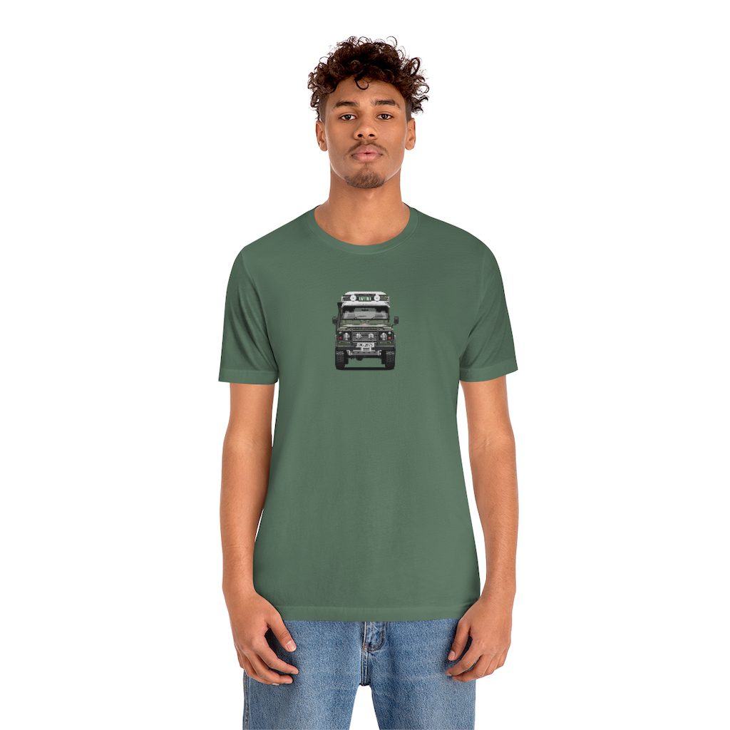 "Sarge" - Land Rover Defender 110 - Unisex T-Shirt - Bishop+Rook - Image 16