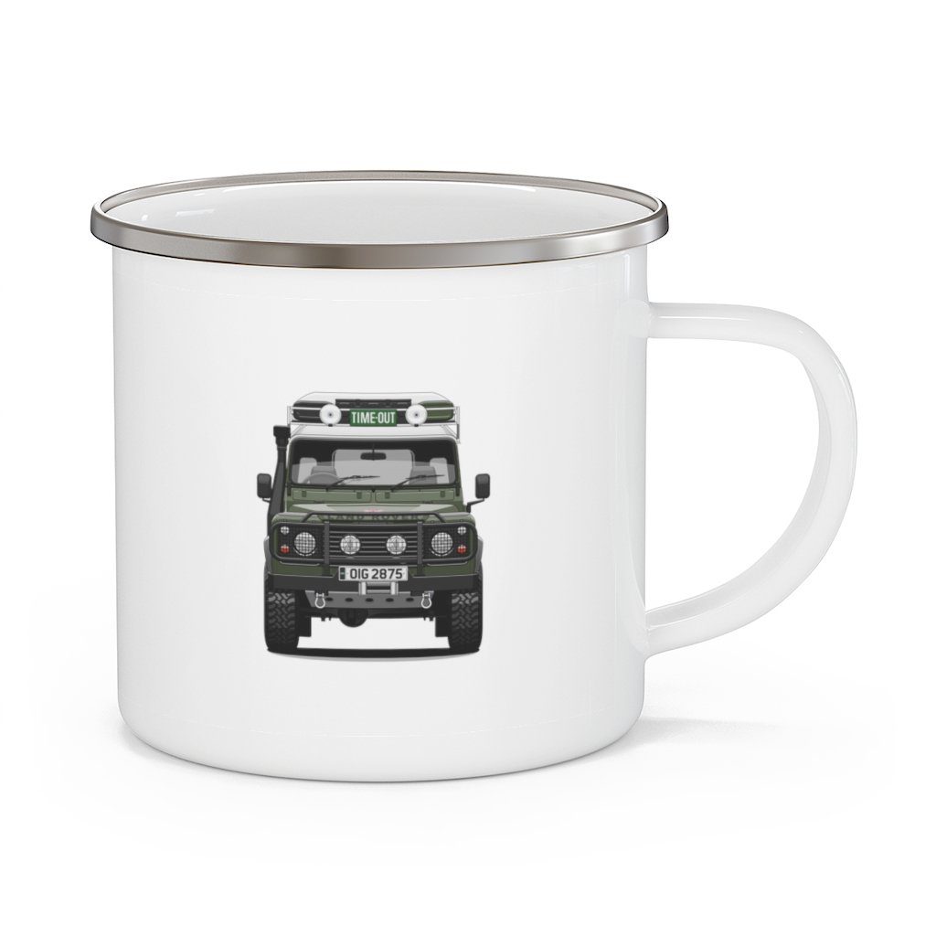 “Sarge” – Land Rover Defender 110 - Enamel Camping Mug