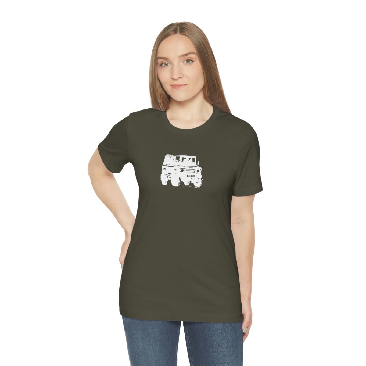 Project Rebel II - Land Rover Defender 90 - Unisex Jersey Short Sleeve Tee - Image 45
