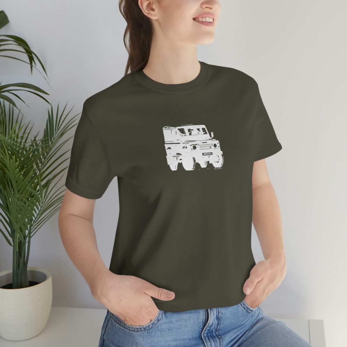 Project Rebel II - Land Rover Defender 90 - Unisex Jersey Short Sleeve Tee - Image 47