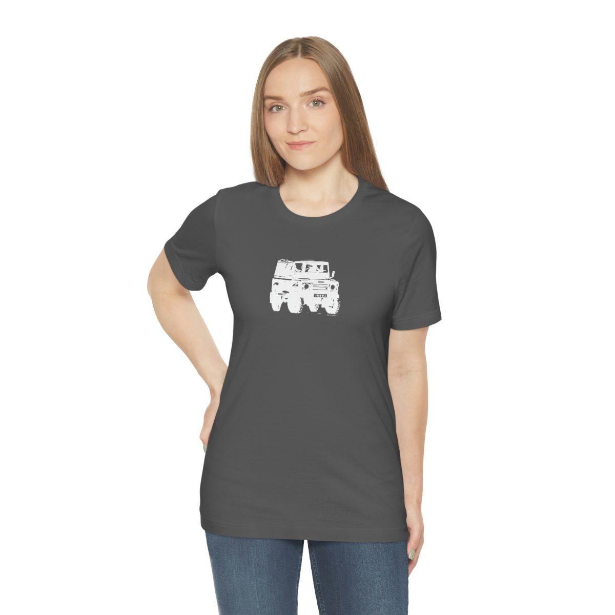 Project Rebel II - Land Rover Defender 90 - Unisex Jersey Short Sleeve Tee - Image 75