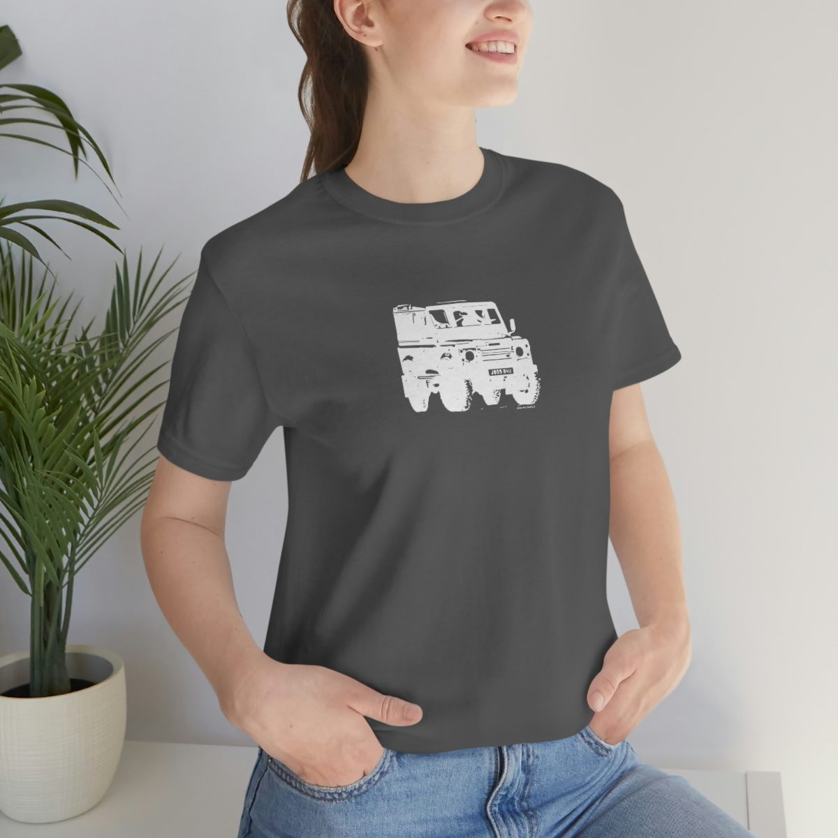 Project Rebel II - Land Rover Defender 90 - Unisex Jersey Short Sleeve Tee - Image 77