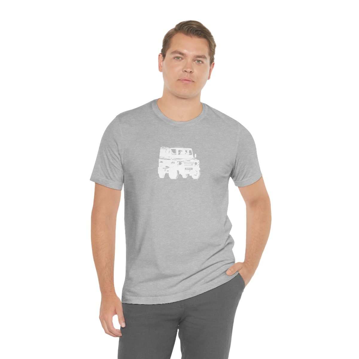 Project Rebel II - Land Rover Defender 90 - Unisex Jersey Short Sleeve Tee - Image 66