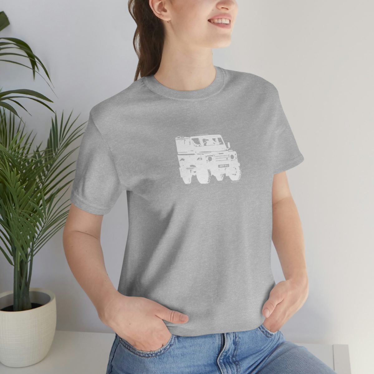 Project Rebel II - Land Rover Defender 90 - Unisex Jersey Short Sleeve Tee - Image 67