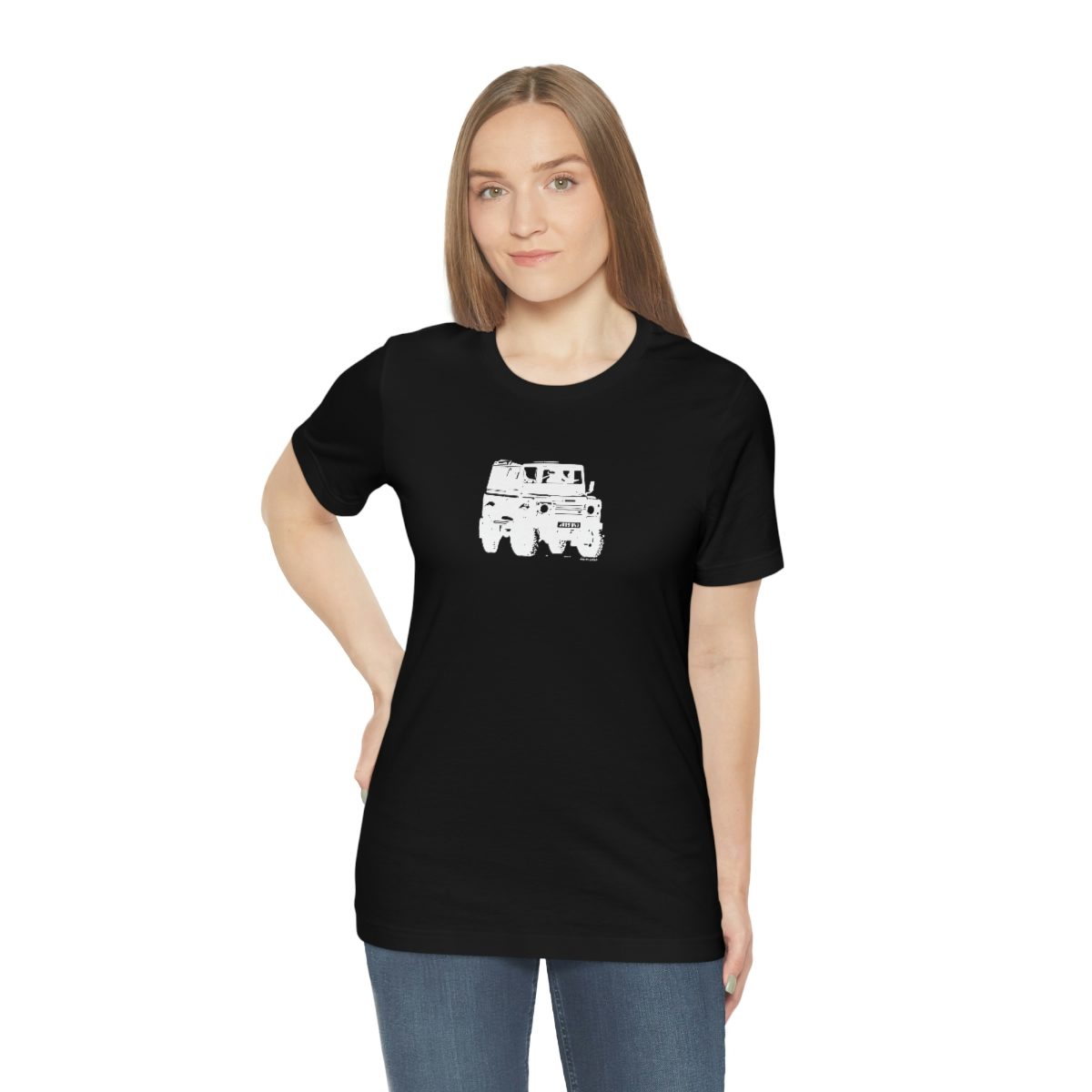 Project Rebel II - Land Rover Defender 90 - Unisex Jersey Short Sleeve Tee - Image 25