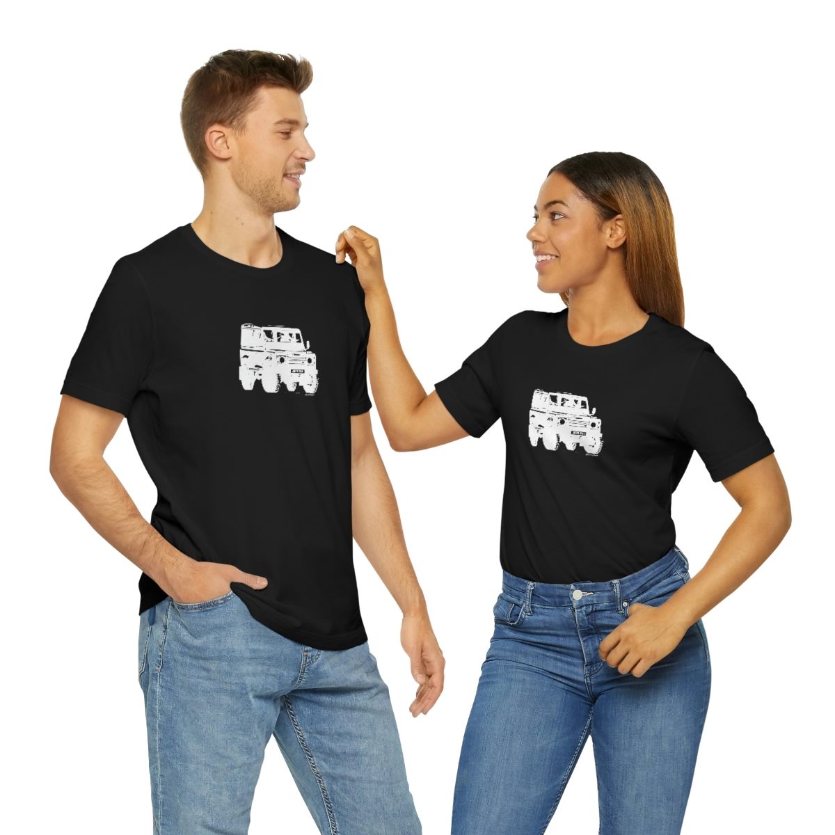 Project Rebel II - Land Rover Defender 90 - Unisex Jersey Short Sleeve Tee - Image 30