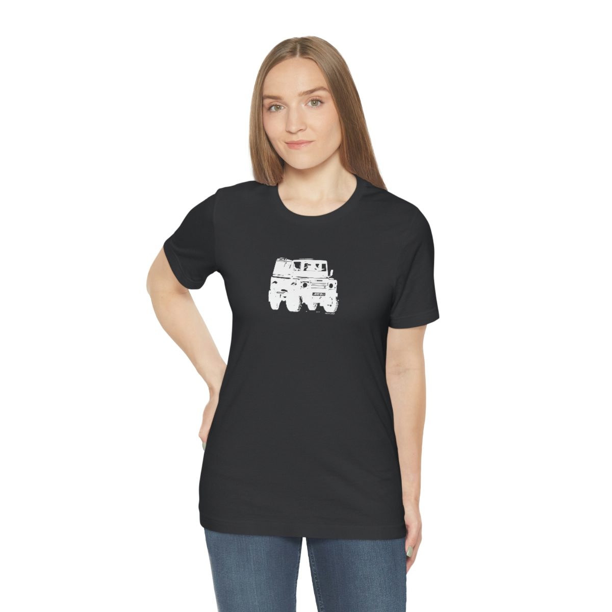 Project Rebel II - Land Rover Defender 90 - Unisex Jersey Short Sleeve Tee - Image 5