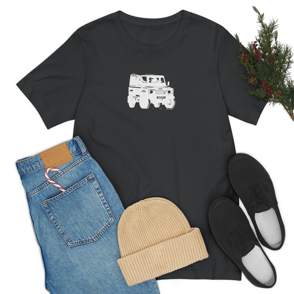 Project Rebel II - Land Rover Defender 90 - Unisex Jersey Short Sleeve Tee - Image 8