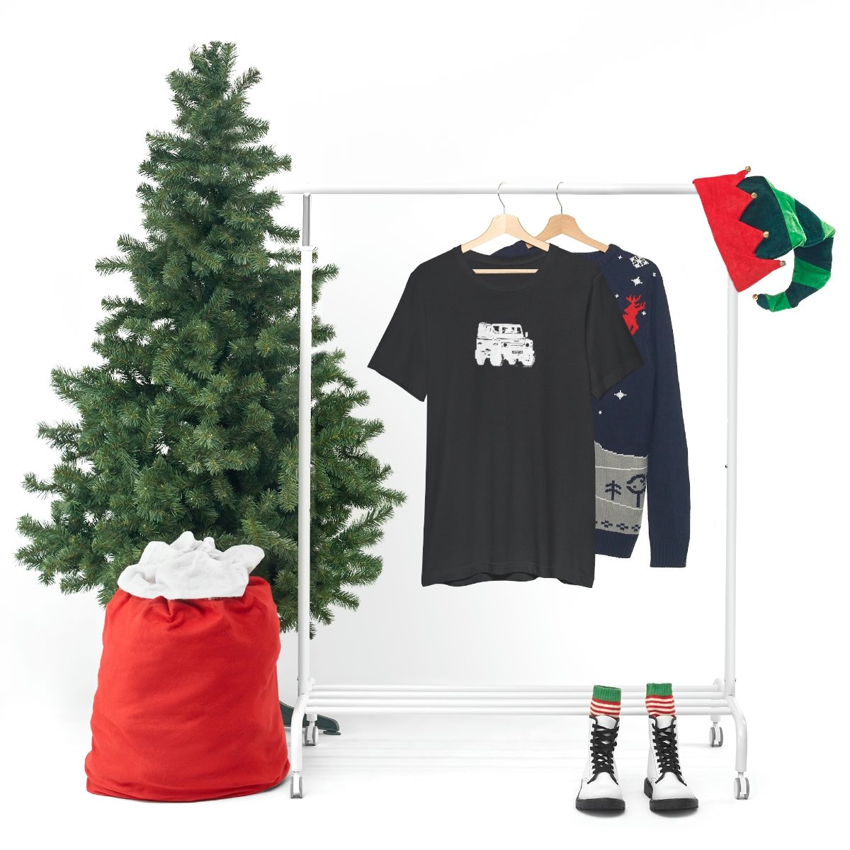 Project Rebel II - Land Rover Defender 90 - Unisex Jersey Short Sleeve Tee - Image 9