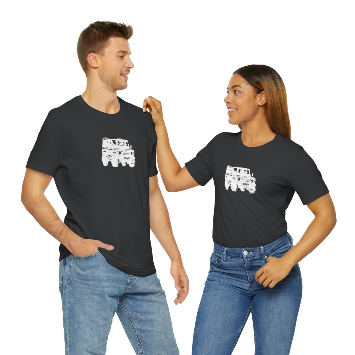 Project Rebel II - Land Rover Defender 90 - Unisex Jersey Short Sleeve Tee - Image 10