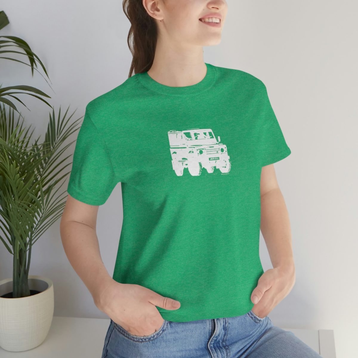 Project Rebel II - Land Rover Defender 90 - Unisex Jersey Short Sleeve Tee - Image 57