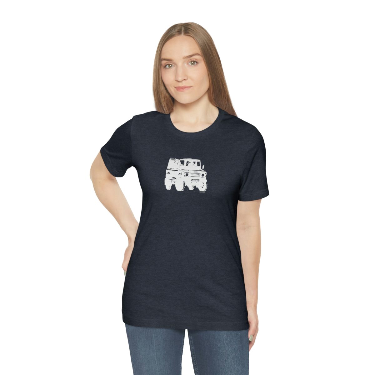 Project Rebel II - Land Rover Defender 90 - Unisex Jersey Short Sleeve Tee - Image 95