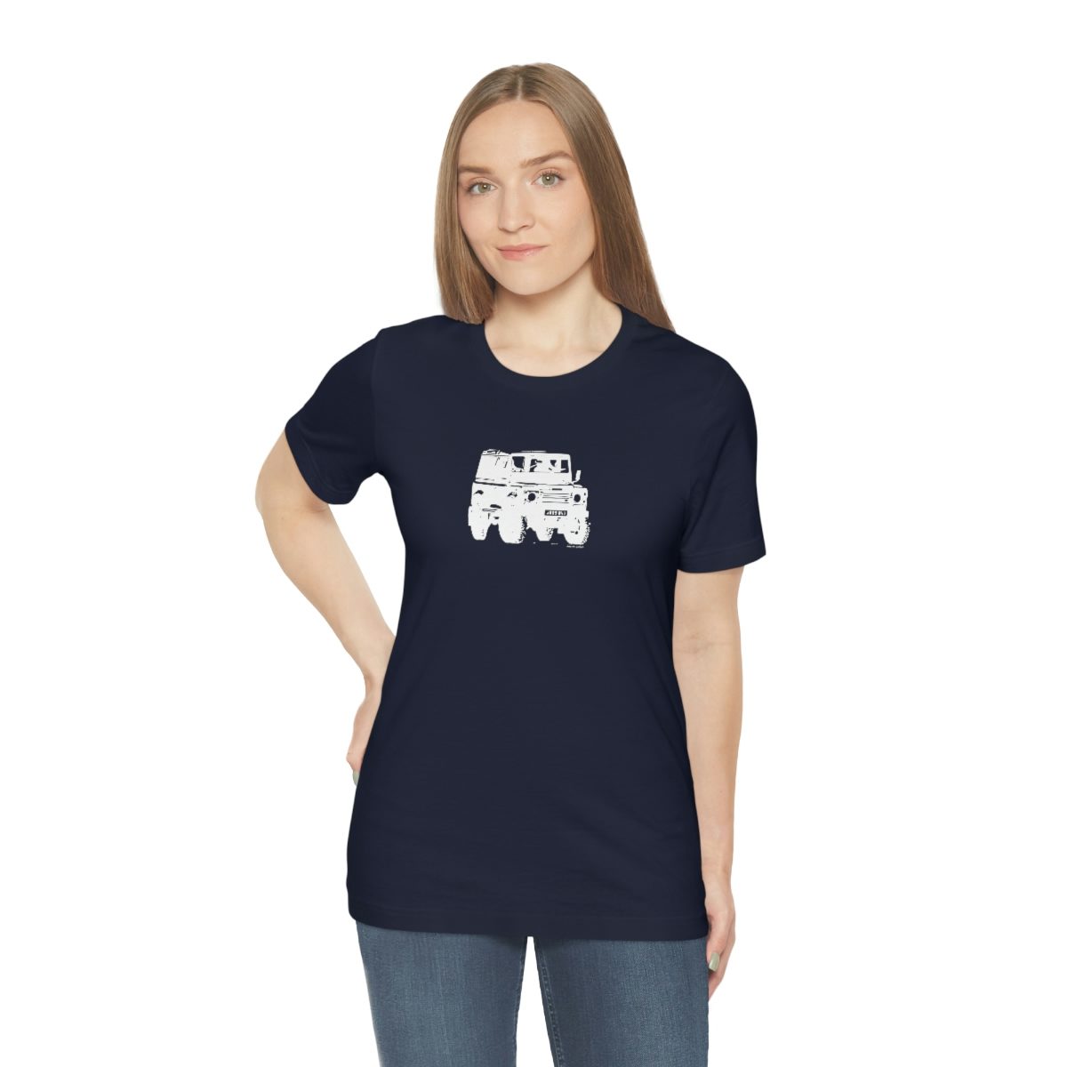 Project Rebel II - Land Rover Defender 90 - Unisex Jersey Short Sleeve Tee - Image 105