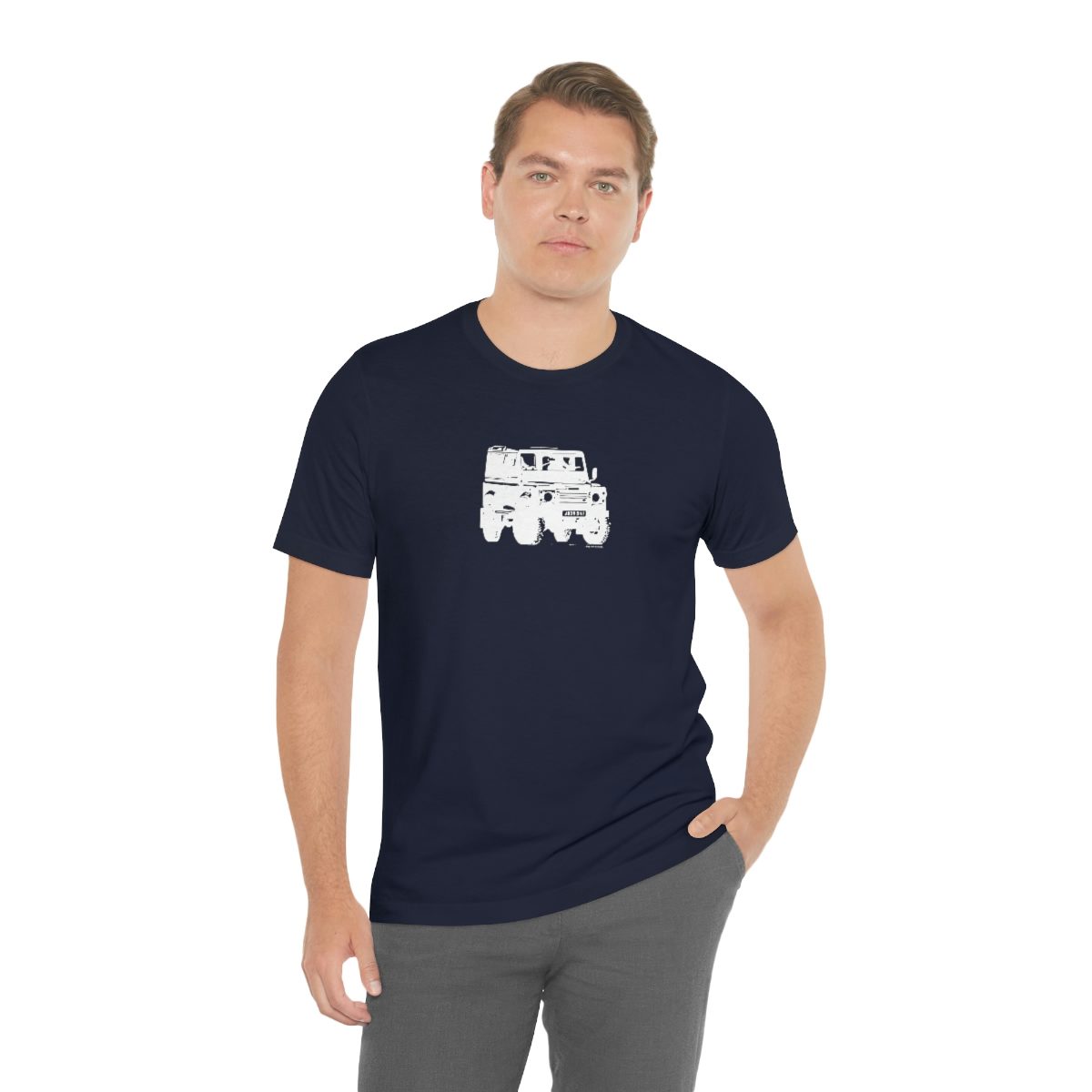 Project Rebel II - Land Rover Defender 90 - Unisex Jersey Short Sleeve Tee - Image 106