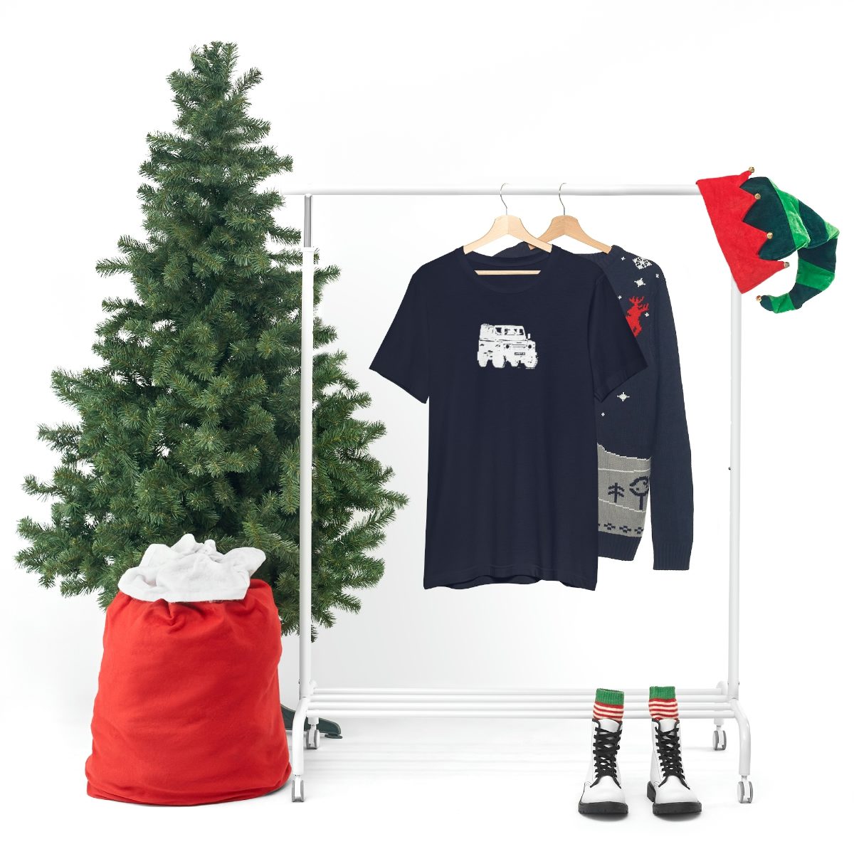 Project Rebel II - Land Rover Defender 90 - Unisex Jersey Short Sleeve Tee - Image 109
