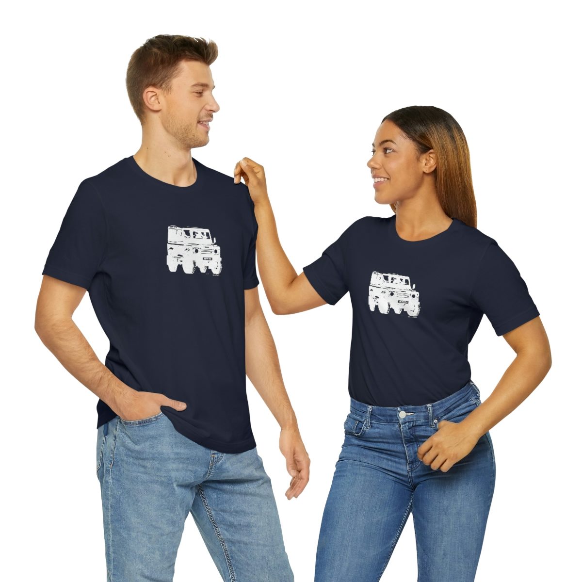 Project Rebel II - Land Rover Defender 90 - Unisex Jersey Short Sleeve Tee - Image 110