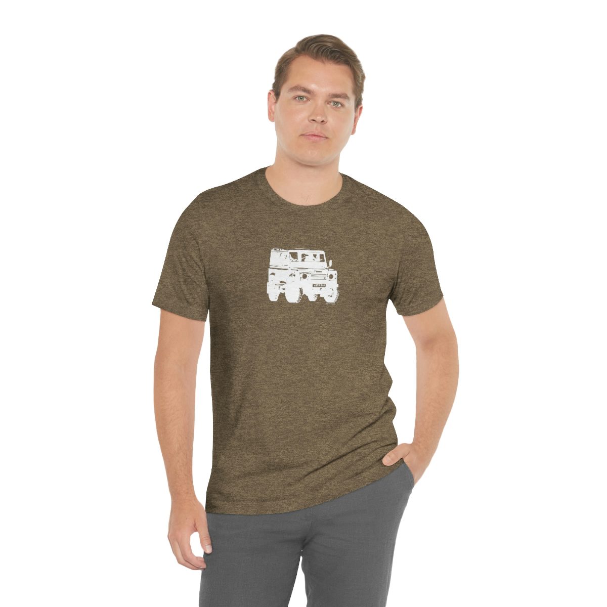 Project Rebel II - Land Rover Defender 90 - Unisex Jersey Short Sleeve Tee - Image 36