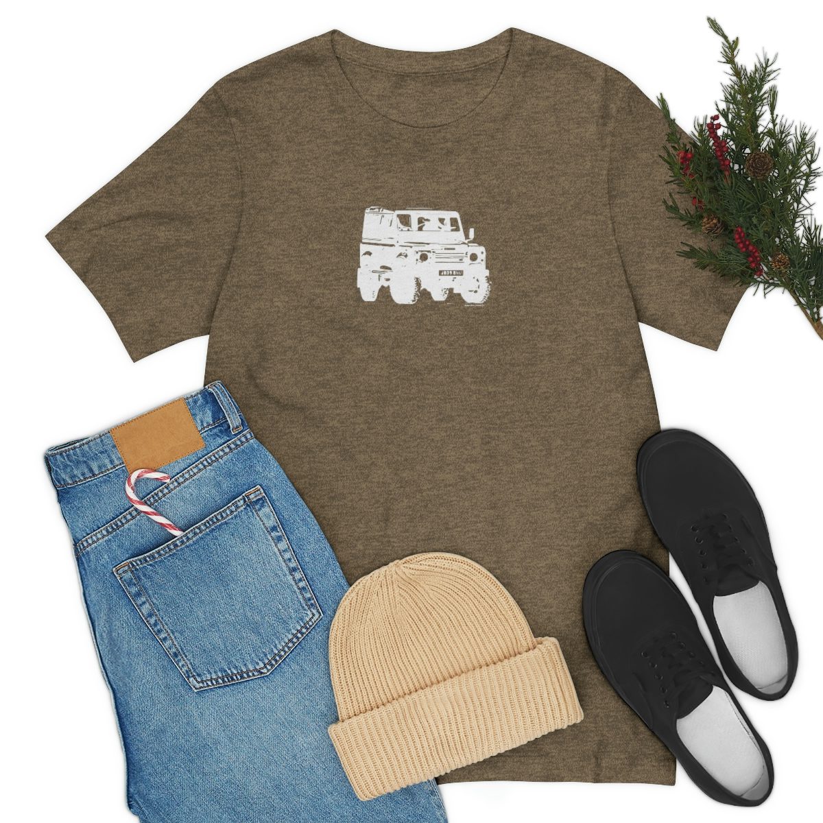 Project Rebel II - Land Rover Defender 90 - Unisex Jersey Short Sleeve Tee - Image 38