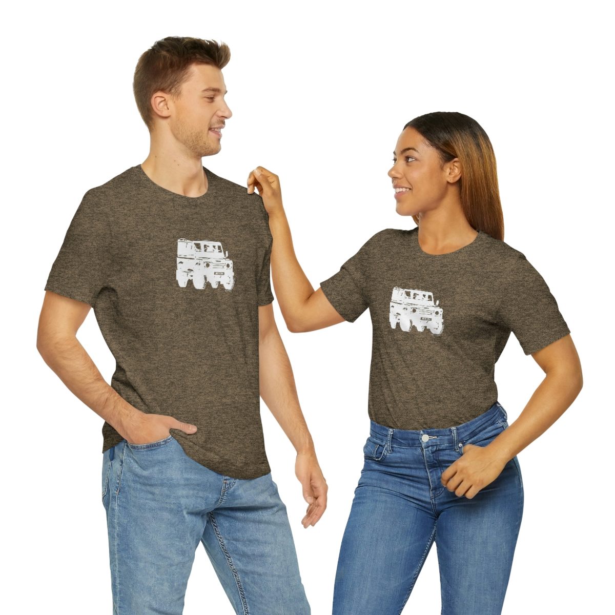 Project Rebel II - Land Rover Defender 90 - Unisex Jersey Short Sleeve Tee - Image 40