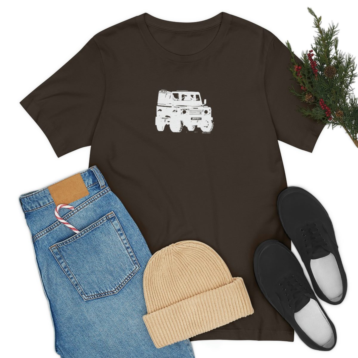 Project Rebel II - Land Rover Defender 90 - Unisex Jersey Short Sleeve Tee - Image 18