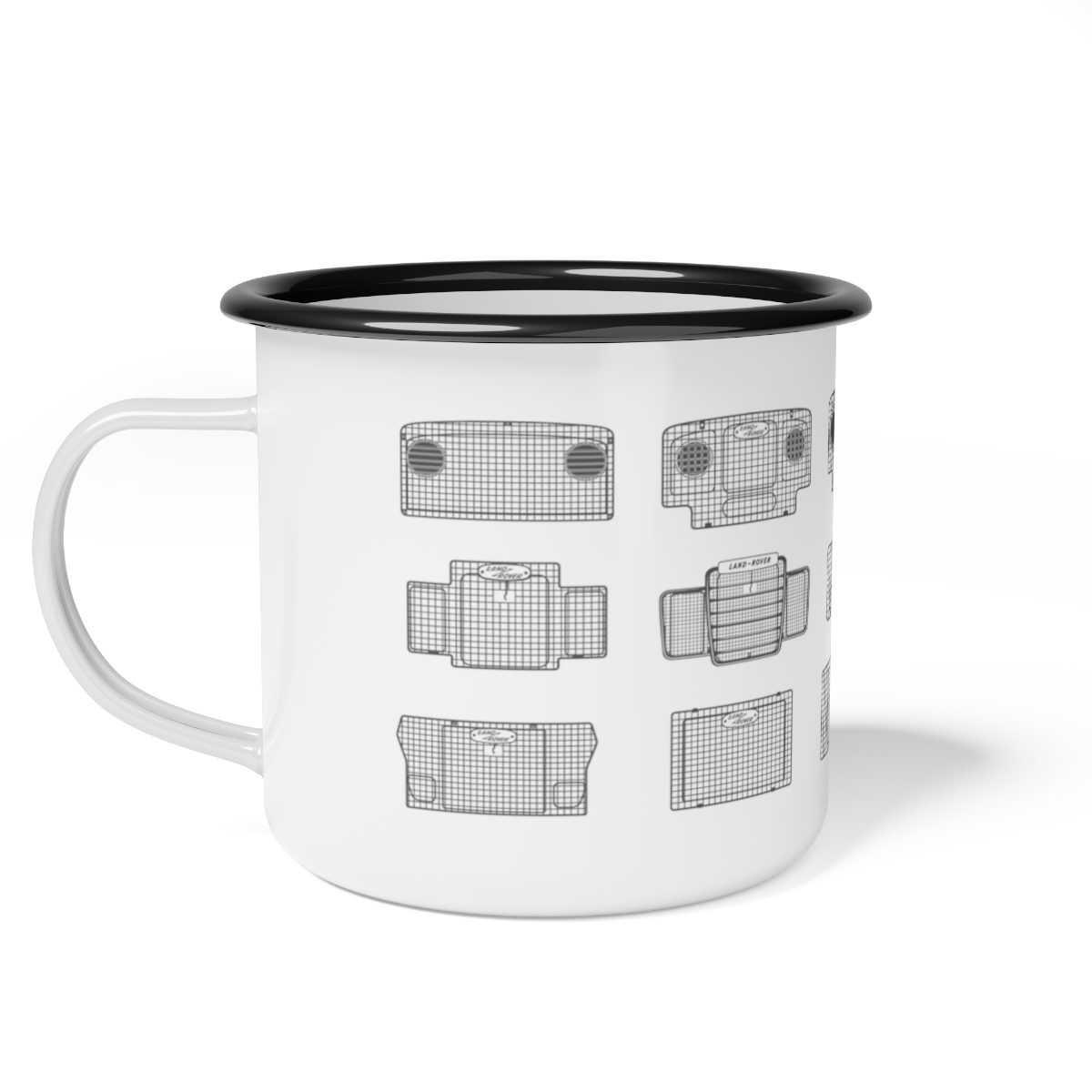 Bishop+Rook - Heritage Grille Collection - Enamel Camp Cup - Image 2