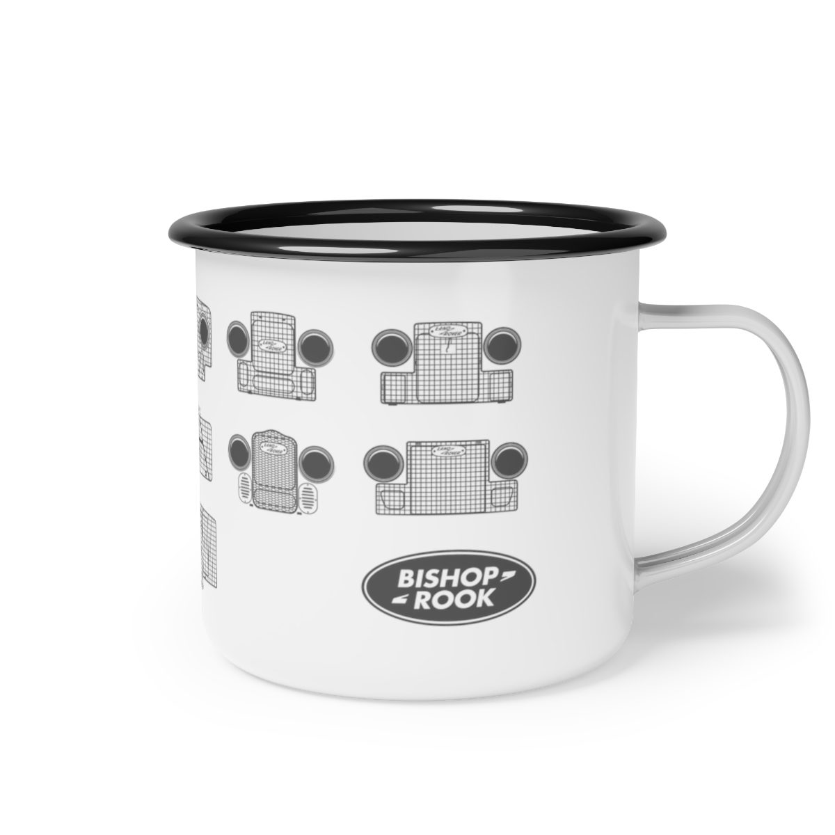 Bishop+Rook - Heritage Grille Collection - Enamel Camp Cup - Image 3