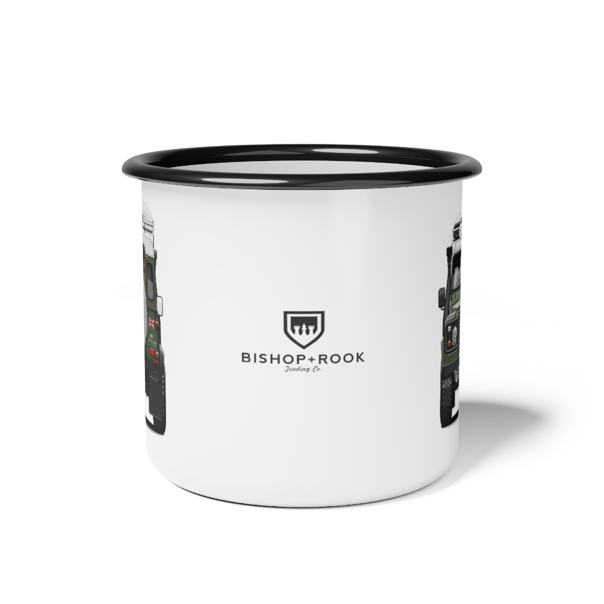 Land Rover Defender 110 - "Sarge" Enamel Camp Cup - Image 2