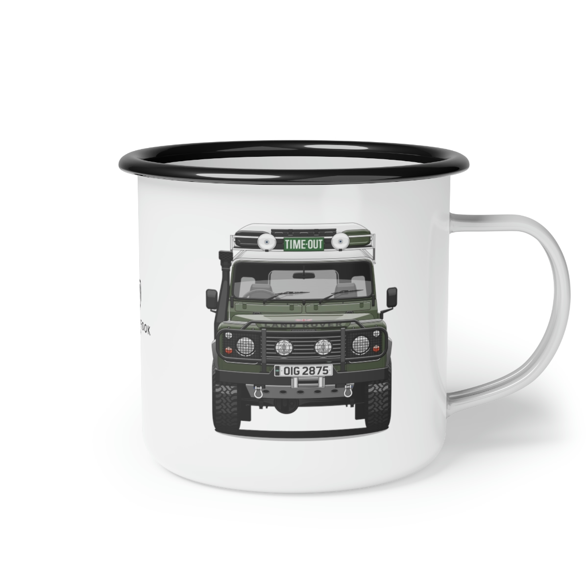 Land Rover Defender 110 - "Sarge" Enamel Camp Cup - Image 3