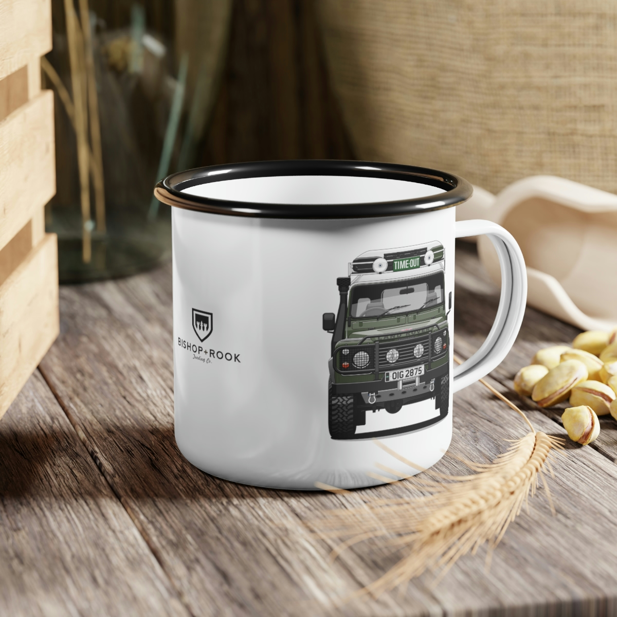Land Rover Defender 110 - "Sarge" Enamel Camp Cup - Image 5