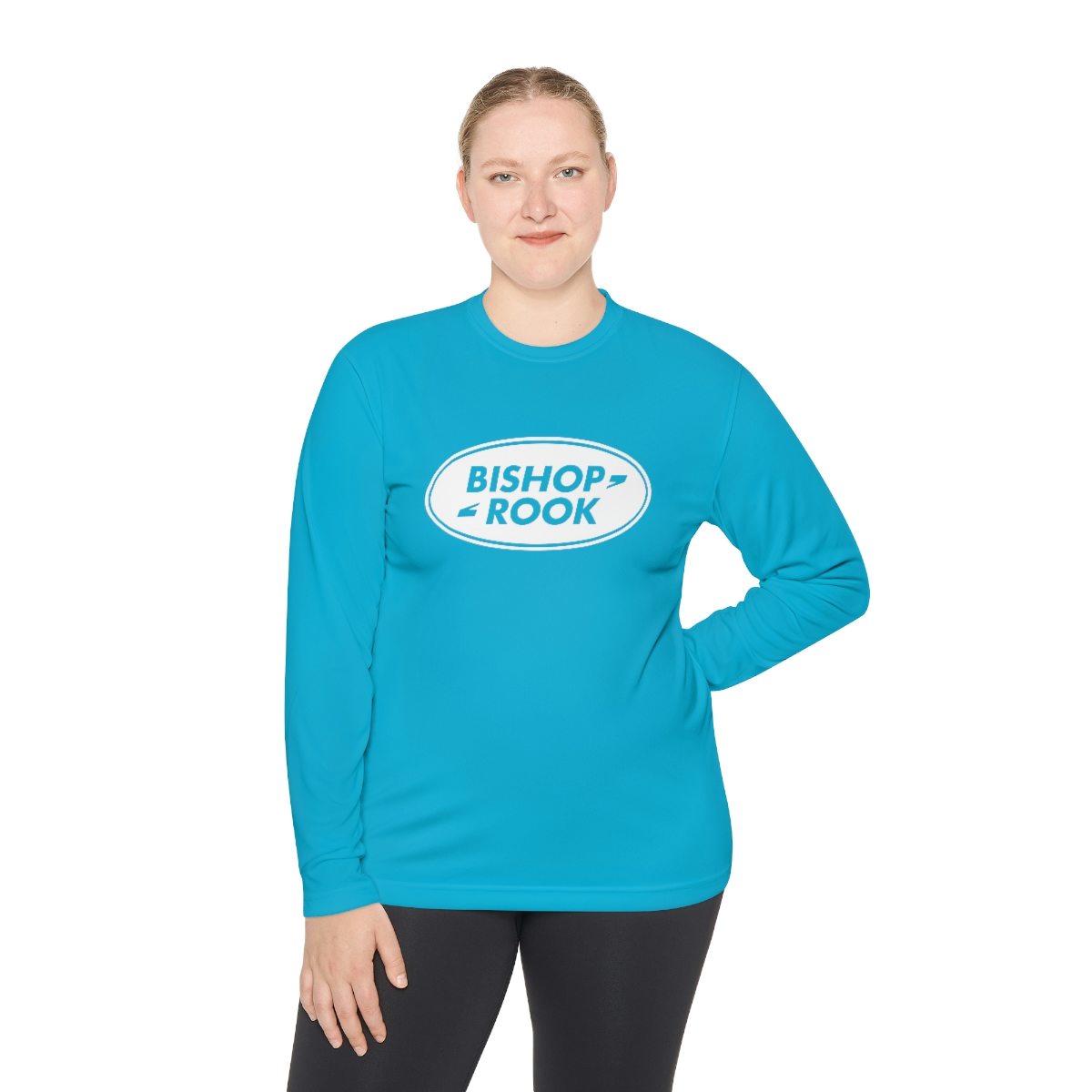 Bishop+Rook Oval - Unisex Lightweight Long Sleeve Tee - Image 24